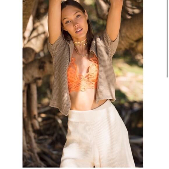 Free People Floral Lace Bralette. - Picture 2 of 6